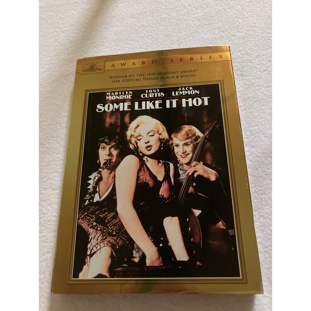 Some Like It Hot DVD Marilyn Monroe Tony Curtis Jack Lemmon Classic Comedy Award